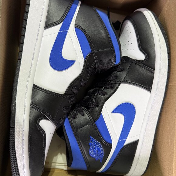 jordan white racer blue black